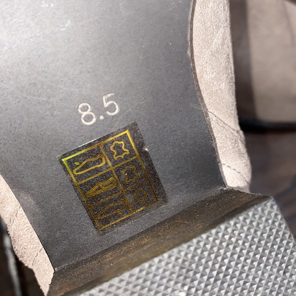 Jeffrey Campbell size 8 1/2 muskrat tan leather ankle booties - Picture 7 of 7